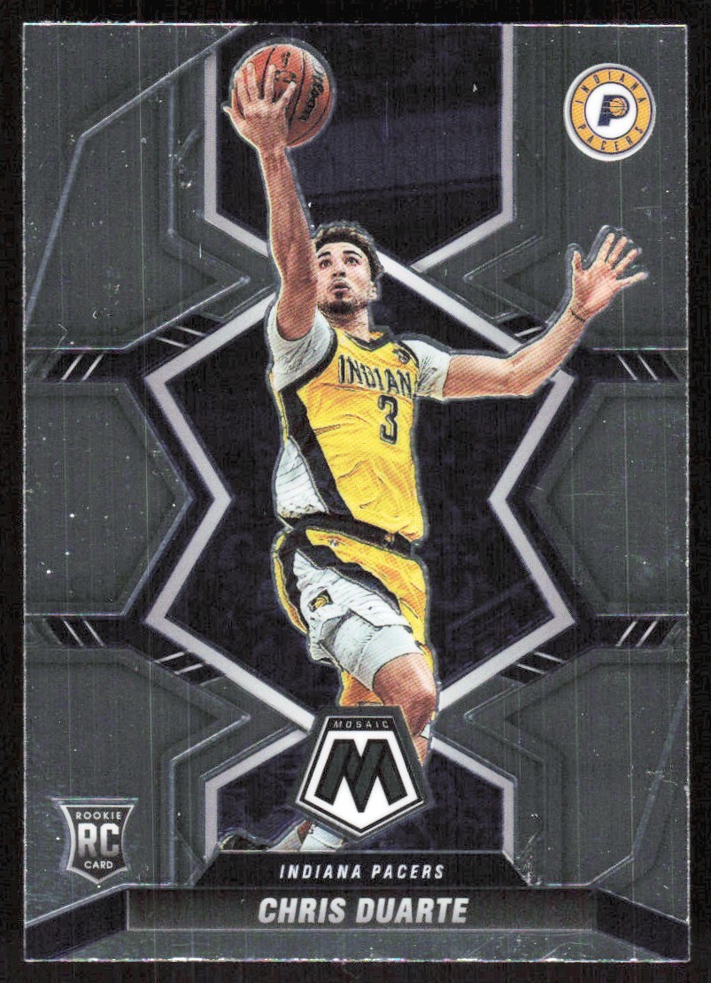 2021-22 2531B Panini Mosaic Chris Duarte Rookie Indiana Pacers #217
