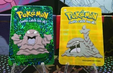Pokemon Nintendo Vending Prism Holo Vintage Sticker #088 089 Muk Grimer