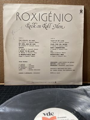 ROXIGENIO- ROCK 'N ROLL MEN /1983 VADECA /PORTUGAL PRESS/ NM