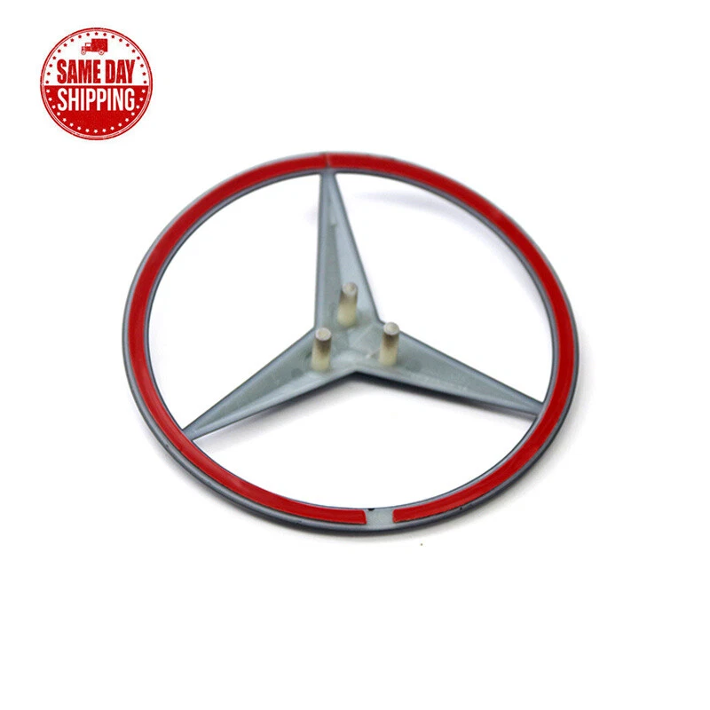 For Mercedes Benz Rear Boot Trunk Star Badge S Class W222/Black Emblem 2014-2020 - Imagem 4 de 4