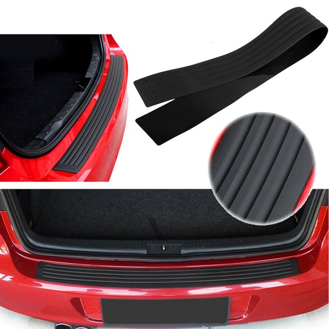 Car Rear Bumper Protector Strip Trunk Sill Trim Cover Scratch Plate