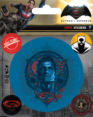 SUPERMAN AUFKLEBER SET VINYL STICKER BUNDLE # 1 VS. BATMAN MARVEL COMICS