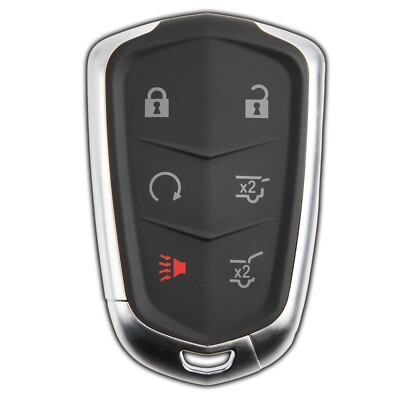 Replacement For Cadillac Escalade Smart Key HYQ2AB 6 Btn PN 13580812 2015-2020