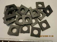 1" Beveled Square Washer Malleable Plain Lot of 20  New
