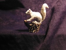 Moose Antler  Hand Carved Squirrel