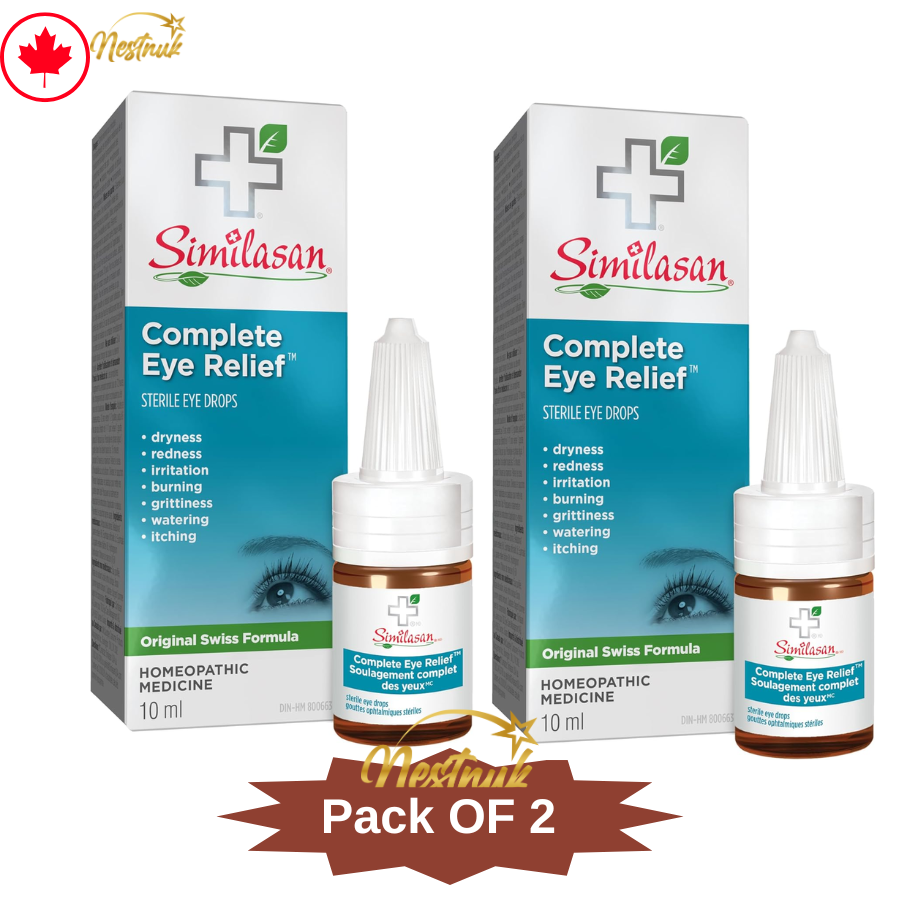 Similasan Complete Eye Relief 10ml - Pack of 2 | Natural Remedy | Fresh Stock