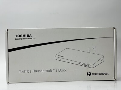 Toshiba Thunderbolt 3 Dock PA5281U-1PRP USB 3.0 Docking Station w/ 100W Adapter