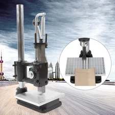 Manual Leather Hole Puncher Hand Punching Machine Press Punch Tool Leather Craft