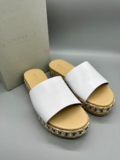 CARVELA Shoes Sandals Size UK 7.5 White Leather NEW Womens Summer EU 40 RRP £109