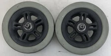 Jazzy 614/HD/EVO Pair Set 6" x 2" Casters Wheels Tires 8mm Axles