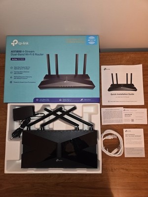 TP-LINK Archer AX1800 (AX1800) Dual-Band Wi-Fi 6 Router