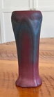 20s? Vintage Van Briggle Vase Persian Rose  w blue / Mulberry flowers Colo Spgs