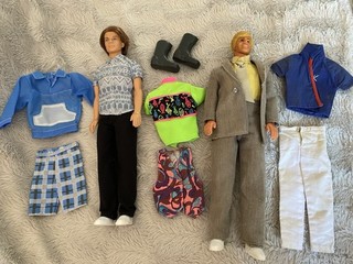 Poupées Mattel Ken Malaysia Indonesia Vintage et tenues dont années 60