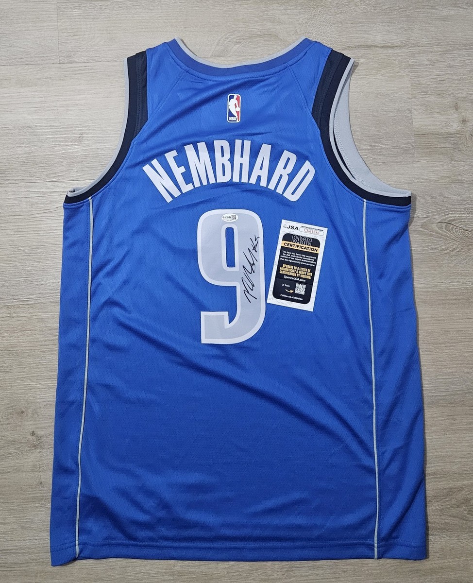 Ryan Nembhard Signed Autographed Dallas Mavericks Jersey JSA COA