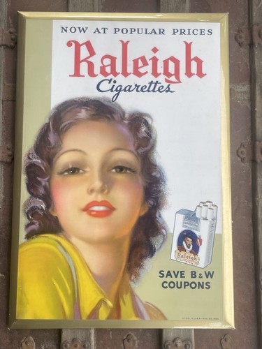 Raleigh Cigarettes Advertisement