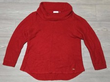 Calvin Klein Turtleneck Womens Size XL Long Sleeve Red Sweater Knit Top