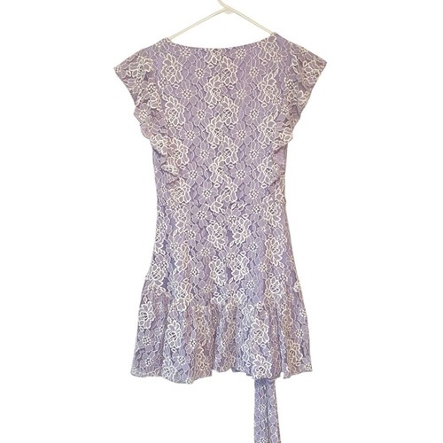 Majorelle Marnie Mini Dress Amethyst Lavender White Lace size medium - Picture 9 of 10