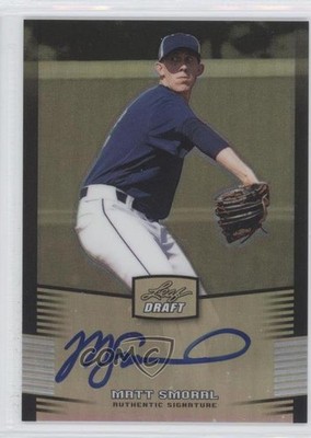 2012 Leaf Metal Draft Silver 90/99 Matt Smoral #BA-MS2 Auto 0f8