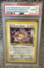 2000 POKEMON PROMO BLACK STAR POKEMON LEAGUE #18 TEAM ROCKET'S MEOWTH PSA 10