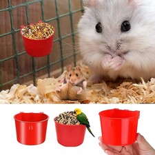 20Pcs Cage Cup Bird Cage Feeder Chicken Feeding Bowl Chicken Water Cups Hangi...