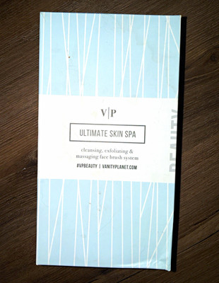 Vanity Planet Ultimate Skin Spa Electric Facial Brush Exfoliation Blue 2 Speed