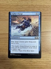 Zephyr Charge M20 #82 Magic The Gathering MTG Enchantment Card *MISCUT*