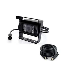Waterproof 4Pin CCD Bus Trailer 18 LED IR Night Vision Car Rear 4Pin Hei(10m)