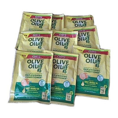 9 Packs ORS Olive Oil Replenishing Hair Conditioner 1.75oz, Sweet Orange Oil 