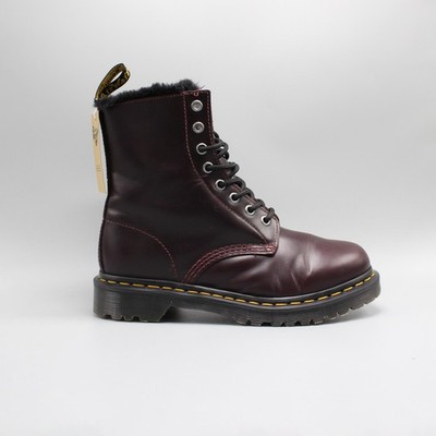 Dr. Martens 1460 Serena Kunstfell gefütterte Schnürstiefel Damen / Herren Halbstiefel