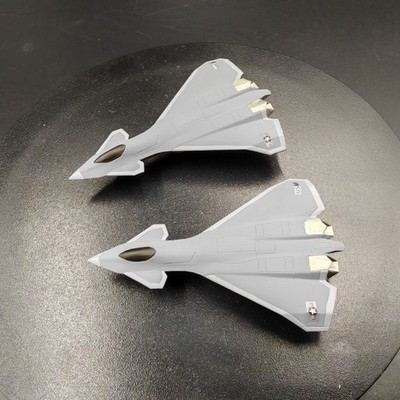 3D Printed Resin 1/400 Us Sixth-Generation F-47 Fighter Jet Model  2/pcs