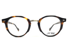 J.F. Rey Eyeglasses Frames JF1451 9595 Tortoise Silver Round Full Rim 45-22-148