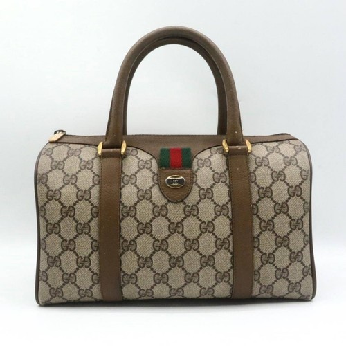 Excellent condition Gucci Sherry line PVC handbag brown rh2265069842