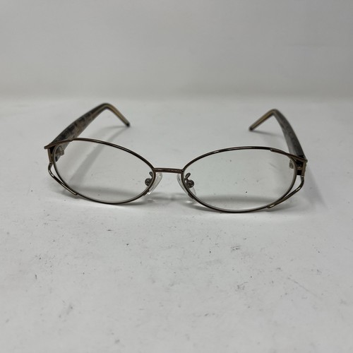 FENDI F733R 831 54-13-130 BROWN EYEGLASSES FRAME JF88