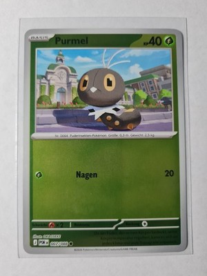 Pokémon Purmel   007/088   Optimale Ordnung   Reverse Holo   DE   NM 