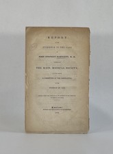 REPORT OF THE EVIDENCE IN THE CASE OF JOHN STEPHEN BARTLETT M.D VERSUS 1st ed