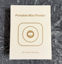 Portable Mini Bluetooth Thermal Printer Pocket Label Photo iOS Android