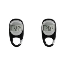 2X Pedometer for Walking, Portable Walking Pedometer 3D Step Counter,5135