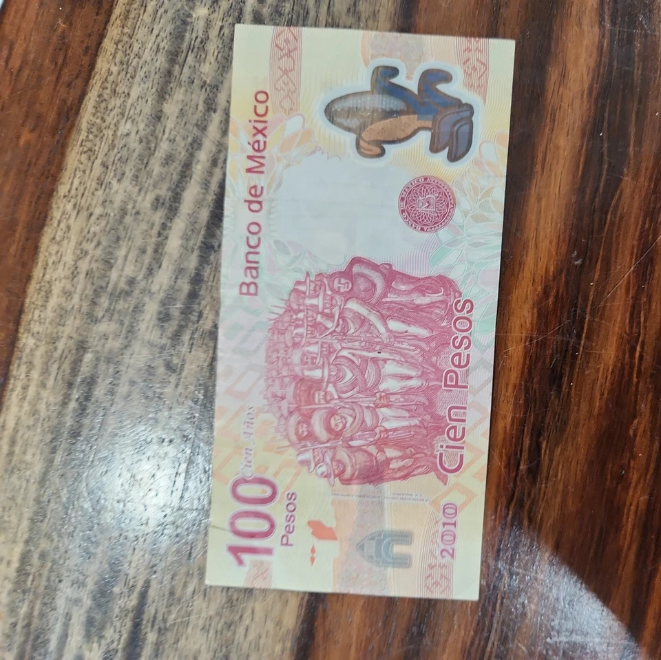 México 2010 100 pesos selección conmemorativa # 128a PMG 65 EPQ gema sin circular Foto 2 de 2