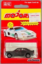 Vintage Majorette Mercedes-benz 190 E 2.3-16 231 Dark Gray Made In France