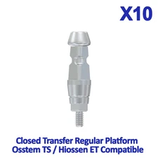 10x Dental Closed Transfer RP 2.5mm Impression Copying Oss tem TS Compatible