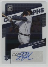 2022 Panini Donruss Optic Optigraphs Jacob Robson #OG-RO Auto 0it8