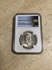 1952 Franklin Half Dollar Silver Brilliant Unc NGC
