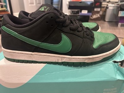 Nike Sb Dunk Low Pro J Pack Black Pine Green Size 12 Used With Box Bq6817005