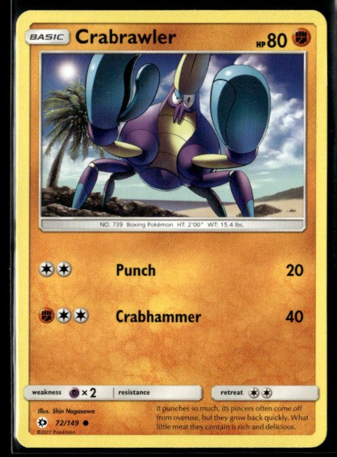 SM1M: Collection Moon #032/060 Crabrawler