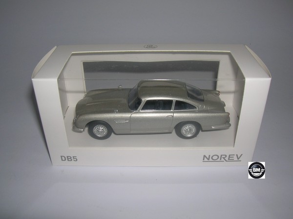Norev Jet Car Aston Martin DB5 / Db 5 Bj. 1963 Grau Metallic, 1:43 Art. 270523-image