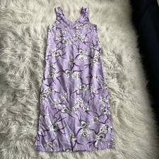 Vintage Paradise Found Hawaii Floral Summer Dress