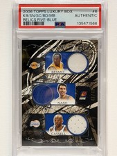 2006 TOPPS LUXURY BOX KB/SN/SC/BD/MB/RELICS FIVE-BLUE #6 BASKETBALL POP 1