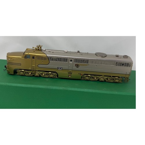 Locomotora de latón Overland Models AT&SF PA-1 Goldbonnet escala HO OMI-6922.1 #53 | Zustand: New: Other (See Details)