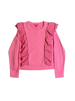 Lilly Pulitzer Deva Sweatshirt - Pink Shandy - Size S