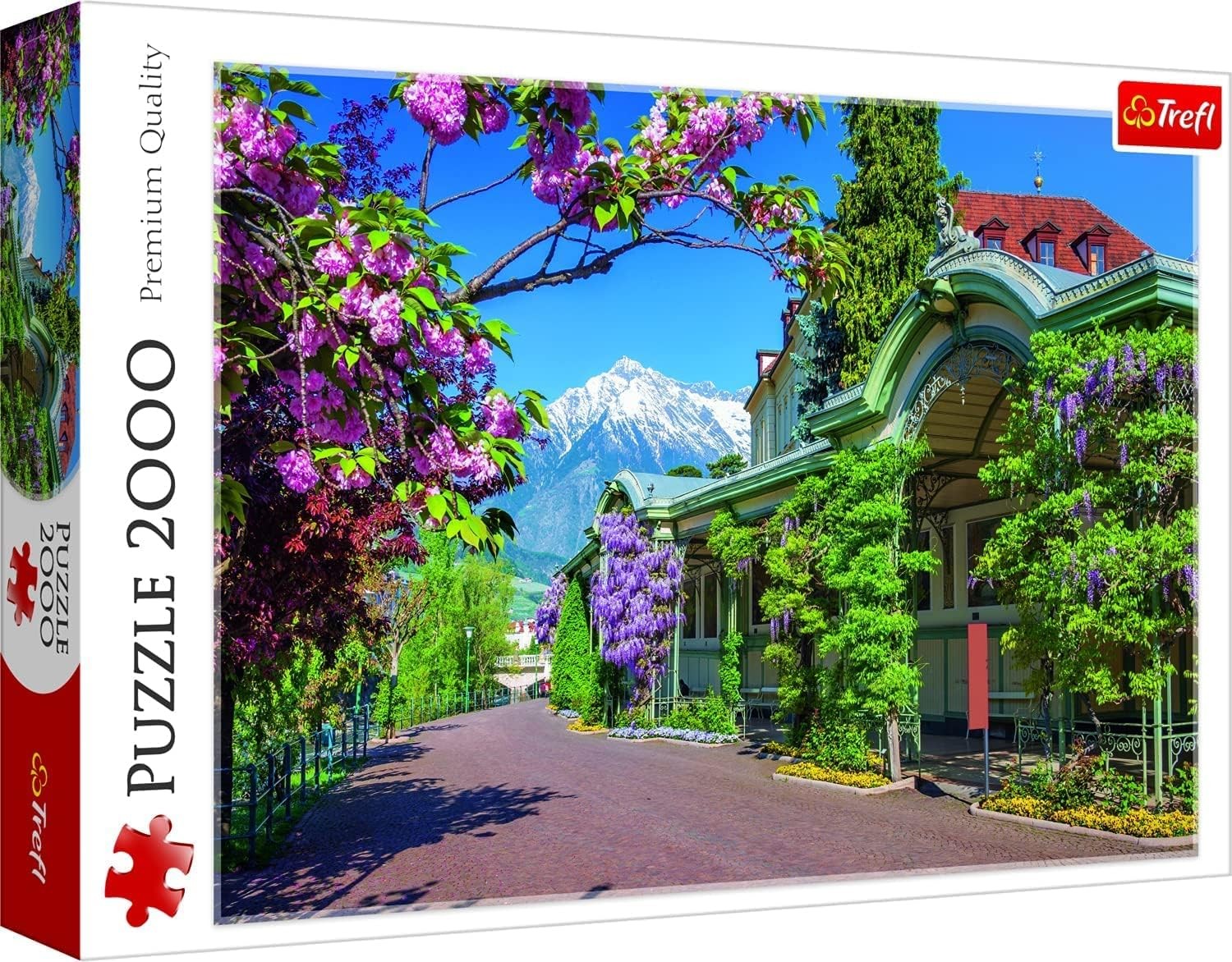 Trefl Puzzle – 2000 Teile, Motiv „Kurbad Meran In Südtirol“ – Premium-Qualität Für Puzzle-Fans